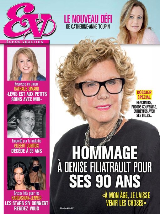 Détails du titre pour Échos Vedettes par TVA Publications Inc. - Disponible